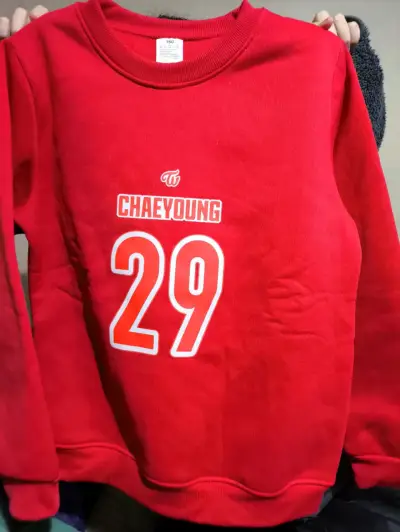Polerón rojo Chaeyoung 29 unisex - miniatura 1