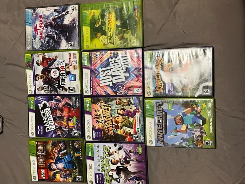 Consola Xbox 360 + Kinect + Juegos - 3