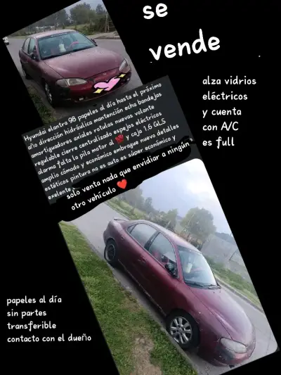 Hyundai Elantra 98 en buen estado, papeles al día - miniatura 1