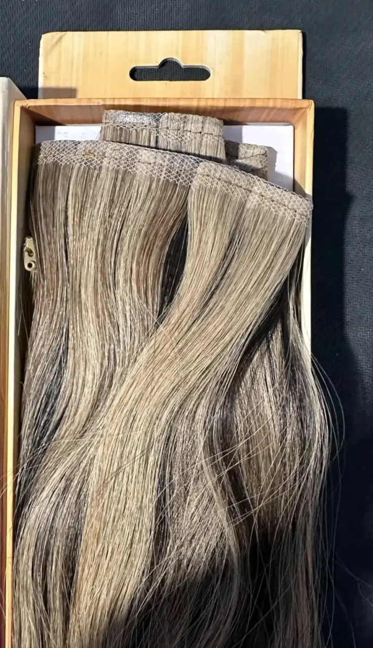 Cortinas de cabello natural ruso - 4