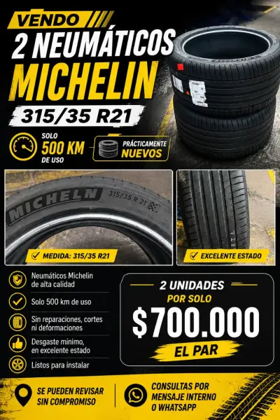 Neumático Michelin 315/35 R21 para auto - miniatura 1