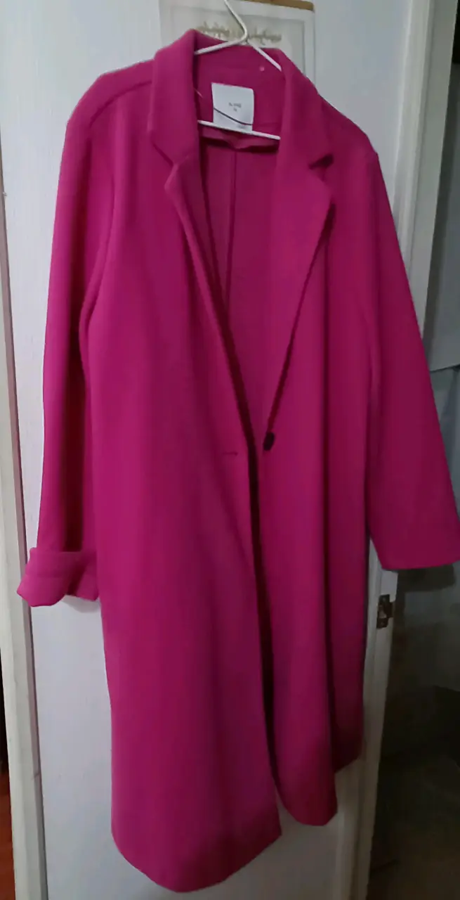 Abrigo rojo elegante para mujer - 2