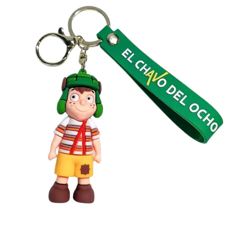 Llavero El Chavo del Ocho con figura de goma - 2