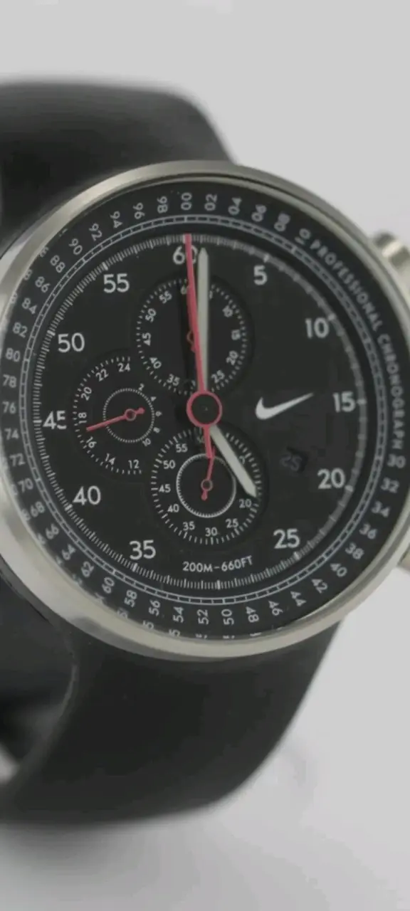 Reloj cronógrafo Nike profesional negro - 2