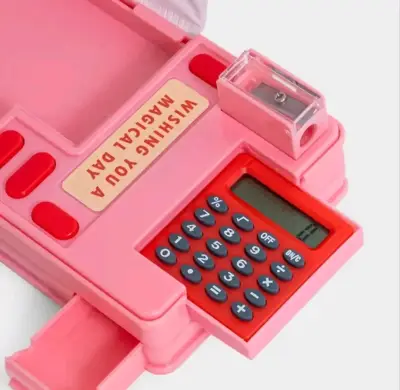 Estuche multifuncional con calculadora y di - miniatura 4