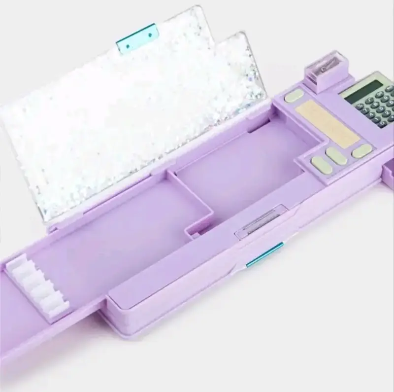 Estuche multifuncional con calculadora y diseño de - 2