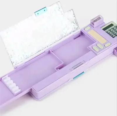 Estuche multifuncional con calculadora y diseño de - miniatura 2