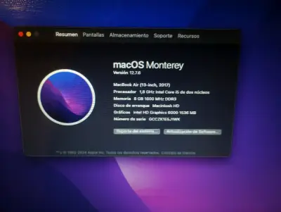 MacBook Air 2017 | Venta o permuta por PC Gamer - miniatura 2