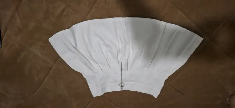Falda plisada blanca elegante - 2