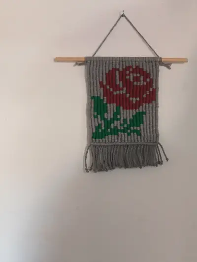 Tapiz decorativo de macramé en diferentes diseños - miniatura 1