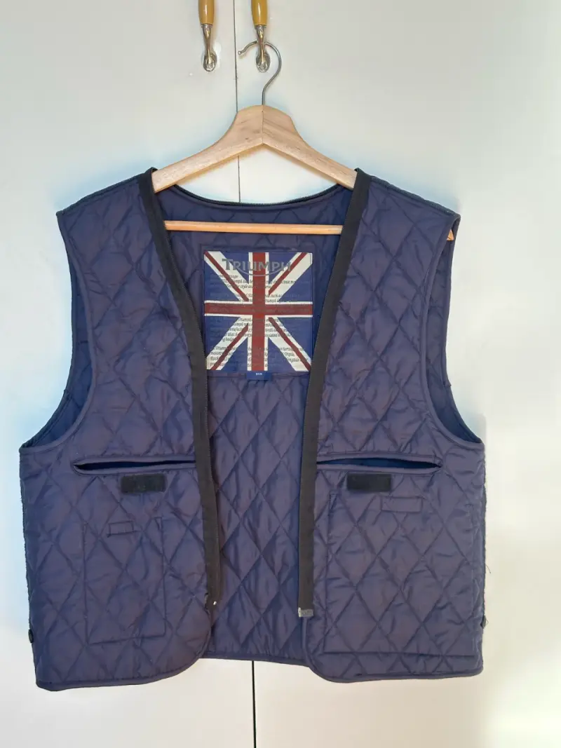 Chaqueta de cuero Triumph para motociclista - 4
