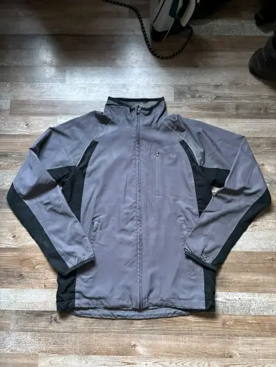 Chaqueta deportiva gris Fila con cierre - miniatura 5