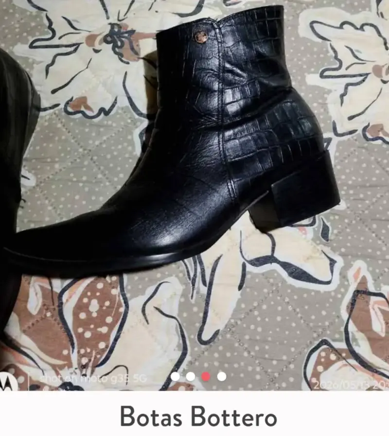 Botas de cuero negras Bottero para mujer