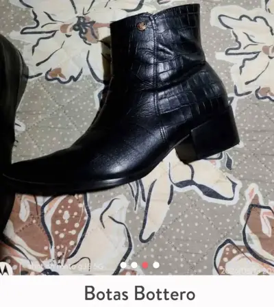 Botas de cuero negras Bottero para mujer - miniatura 1