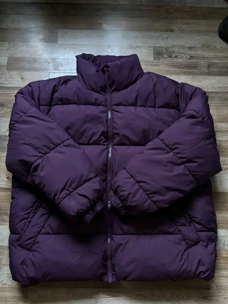 Chaqueta puffa morada hym - 1