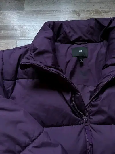 Chaqueta puffa morada hym - miniatura 2