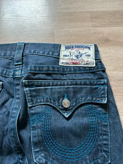 Jeans True Religion Straight Azul Oscuro - miniatura 1