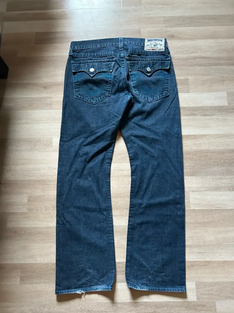 Jeans True Religion Straight Azul Oscuro - 2