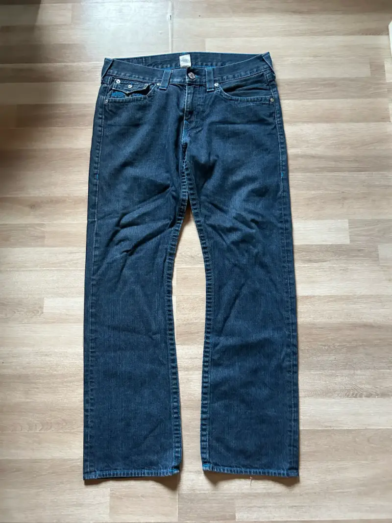 Jeans True Religion Straight Azul Oscuro - 3