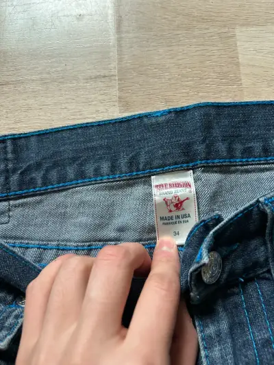 Jeans True Religion Straight Azul Oscuro - miniatura 5