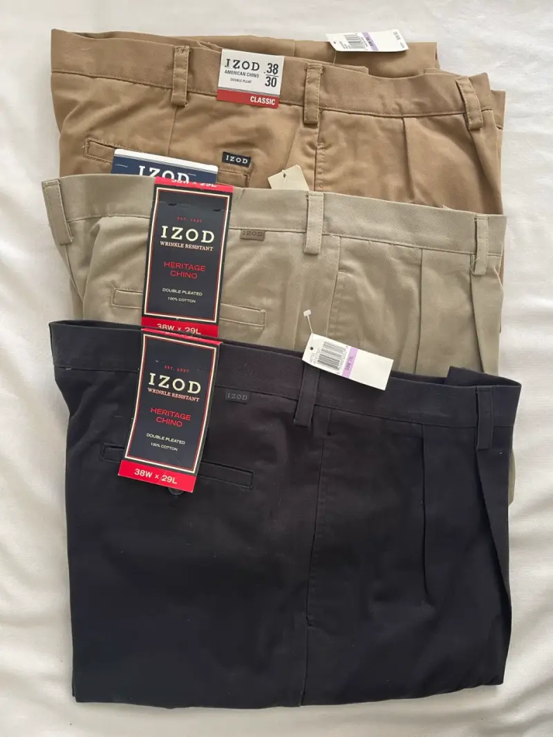 Pantalones Izod Classic Fit  Hombre - 4