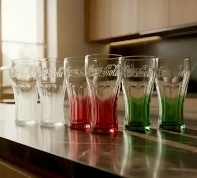 Set de 6 vasos Coca-Cola de colores - miniatura 1