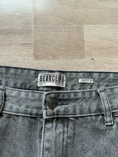 Jeans gris baggy fit Bearcliff para hombre - miniatura 2