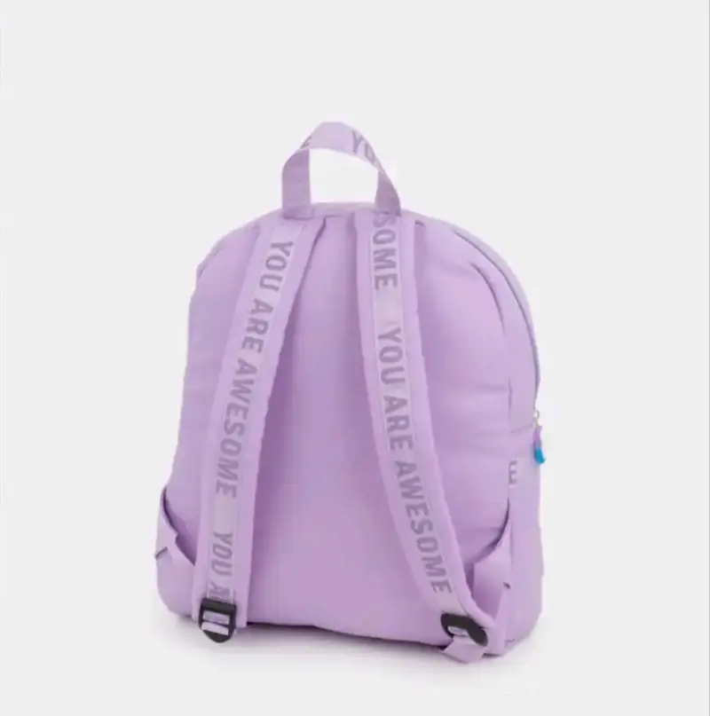 Hermosa Mochila Lila Gato - 4