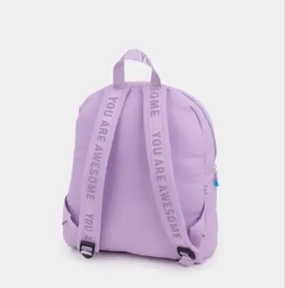 Hermosa Mochila Lila Gato - miniatura 4