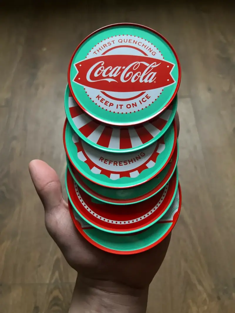 Set 6 posavasos vintage Coca-Cola - 4
