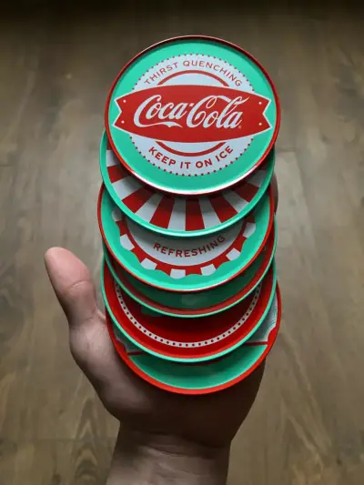 Set 6 posavasos vintage Coca-Cola - miniatura 4