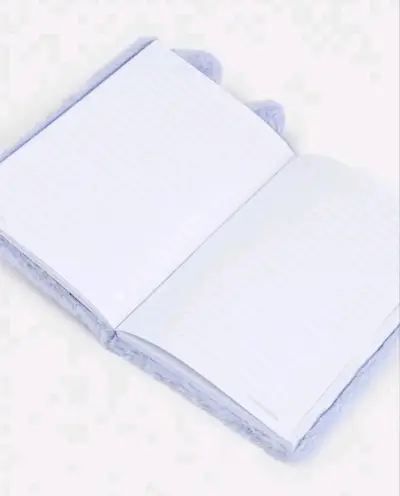 Libreta Cute de gato con corazón morado - miniatura 2
