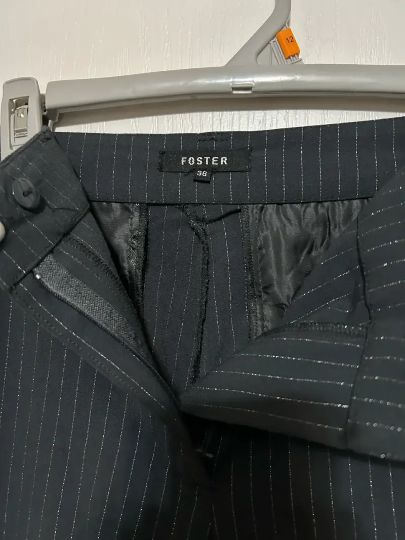 Pantalones de vestir a rayas para mujer - 2