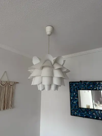 Lámpara de techo moderna blanca - miniatura 1