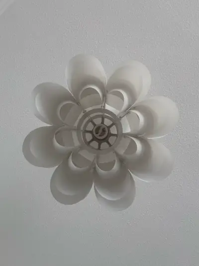 Lámpara de techo moderna blanca - miniatura 2