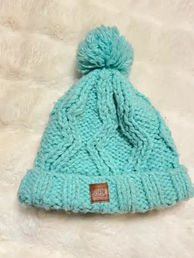 Gorro de lana DC Shoes turquesa con pompón - miniatura 1