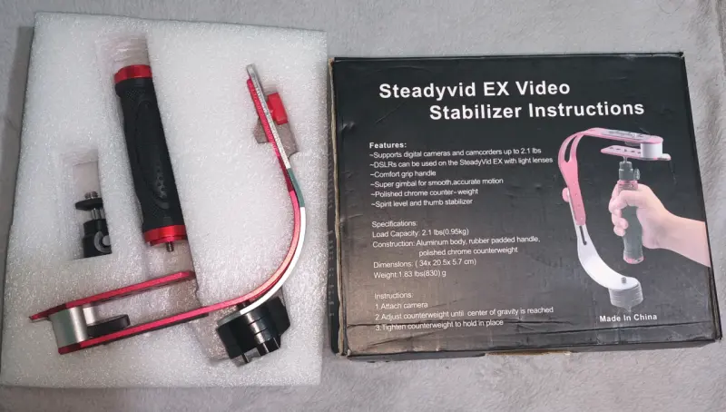 Estabilizador de Video Steadyvid EX para Cámaras - 2
