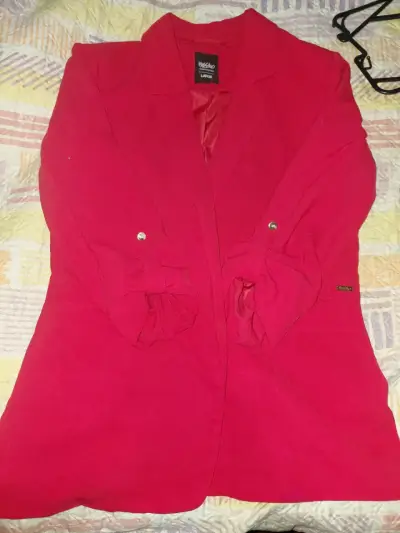 Blazer rojo para mujer talla L - miniatura 1