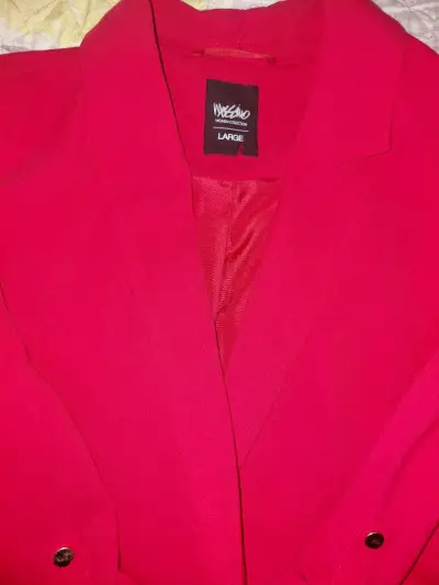 Blazer rojo para mujer talla L - miniatura 3