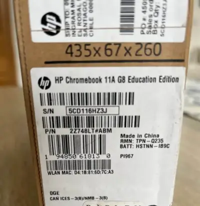 Chromebook HP 11A G8 Education Edition NUEVO! - miniatura 2