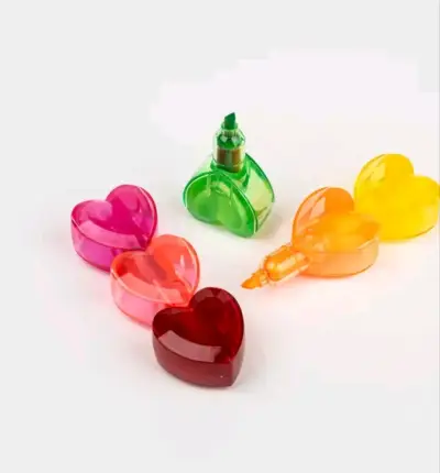 Set de resaltadores en forma de corazón - miniatura 1