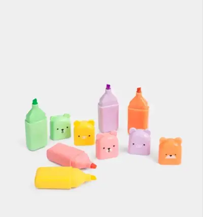 Set de marcadores con diseño de animales - miniatura 1