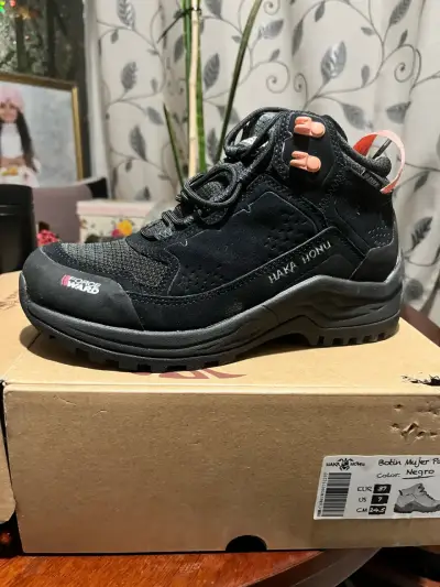 Zapatillas de trekking Lippi negras para mujer - miniatura 3