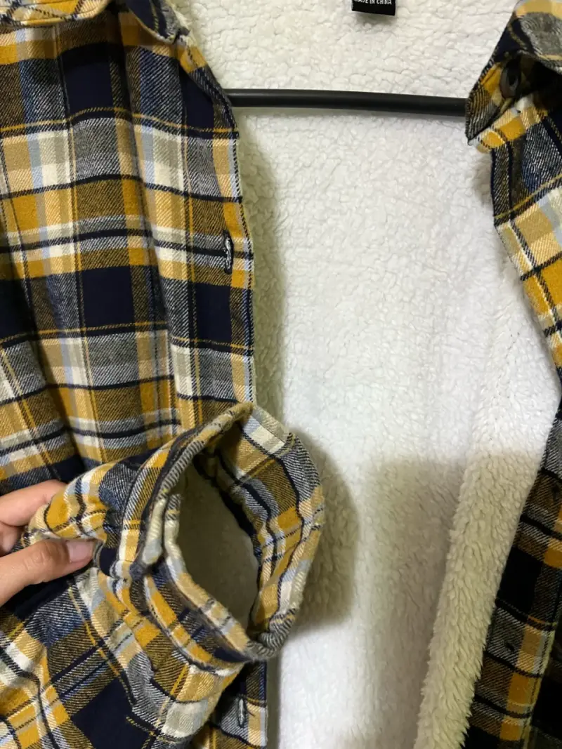Camisa cuadrille con polar Forever 21 - 4