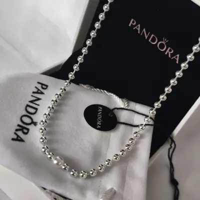 Collar de plata 925 Pandora con cuentas - miniatura 4