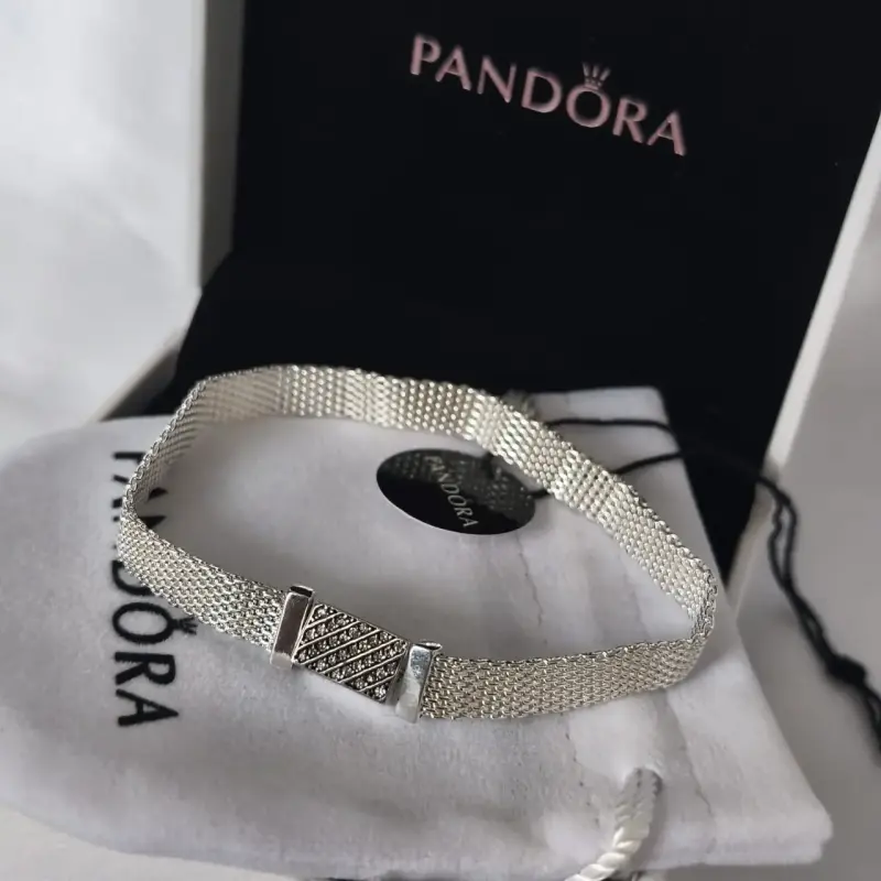 Pulsera de plata Pandora con diseño elegante - 2