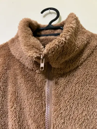 Chaqueta marrón con cierre - miniatura 2
