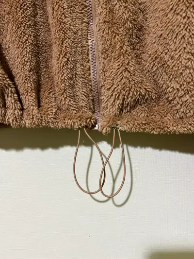Chaqueta marrón con cierre - miniatura 3