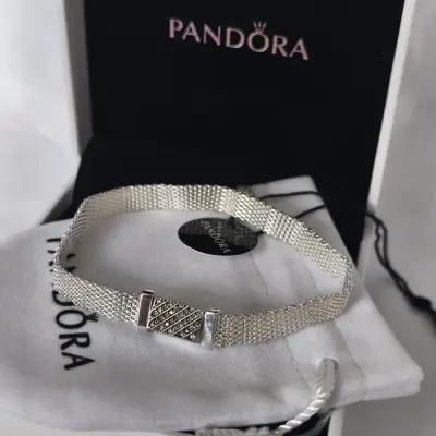 Pulsera de plata 925 Pandora con diseño elegante - miniatura 1