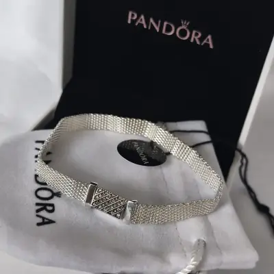 Pulsera de plata 925 Pandora con diseño elegante - miniatura 3